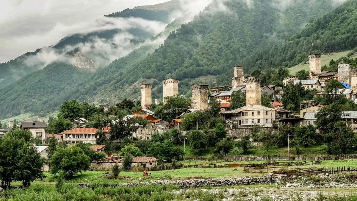 Mountains of Svaneti Mestia Georgia