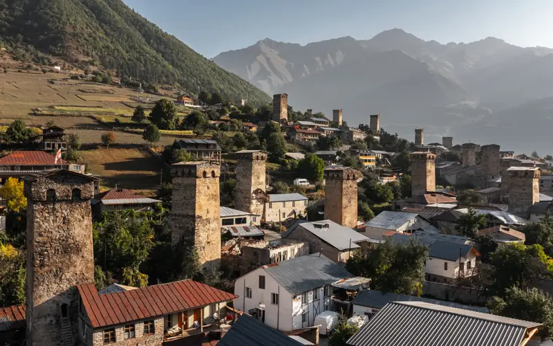 Svaneti, Mestia – regions of Georgia, mountains and towers